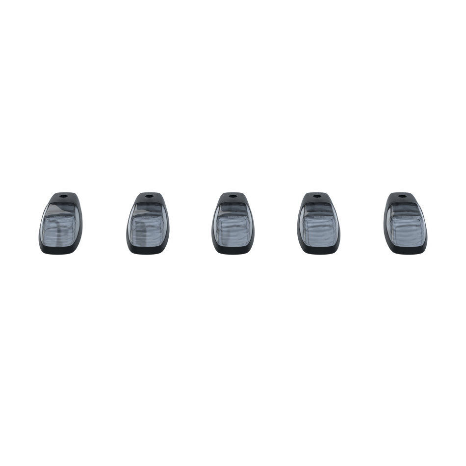 Dodge RAM HD 2500/3500 19-24 5-Piece Cab Roof Light Set LED Clear Lens in White (Fresh Install Only)