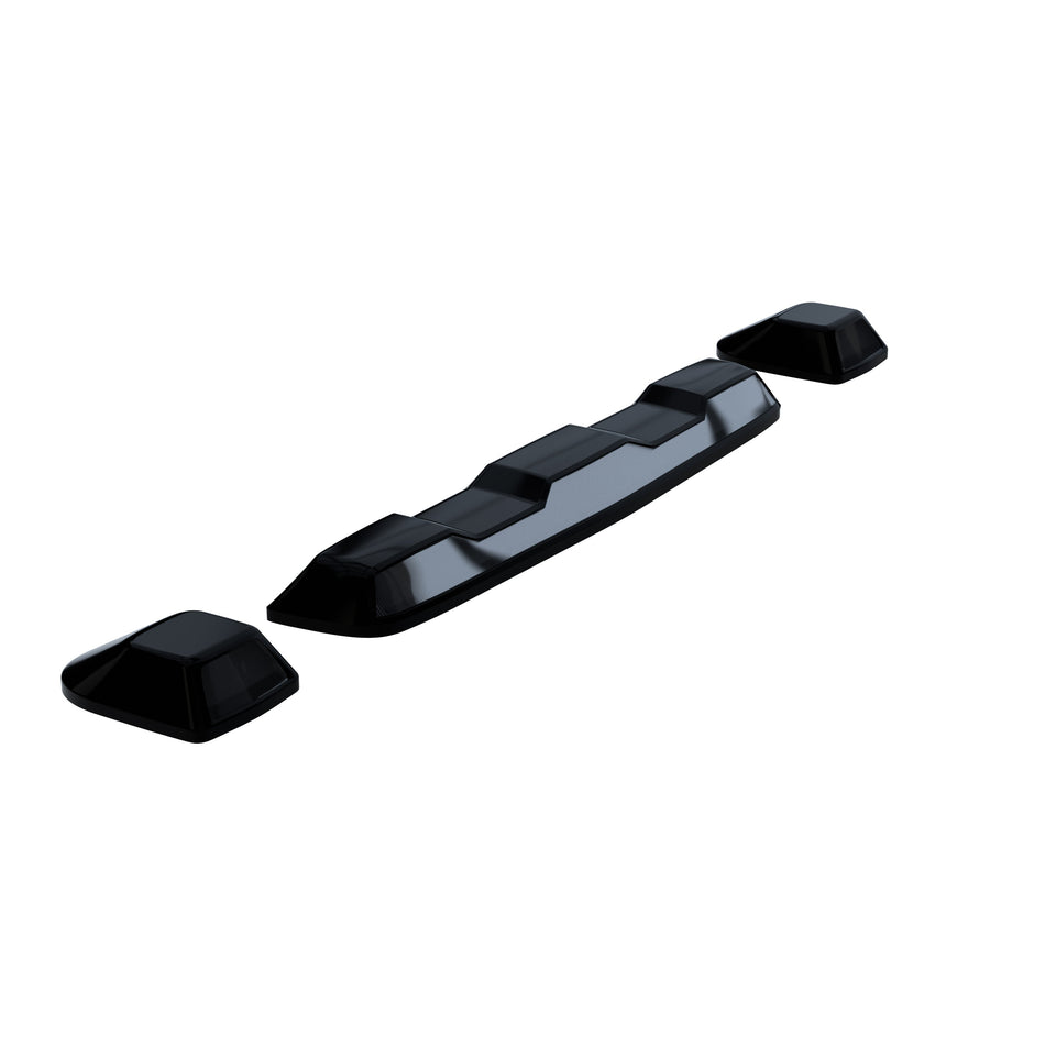 GMC & Chevy 20-24 (4th GEN Body Style) Heavy-Duty (3-Piece Set) Smoked Cab Roof Light Lens with Amber LED’s - (Attn: This part is for trucks that DID NOT come with factory installed cab roof lights)