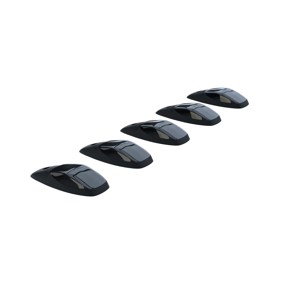 Dodge RAM HD 2500/3500 19-24 5-Piece Cab Roof Light Set LED Smoked Lens in Amber (Fresh Install Only)