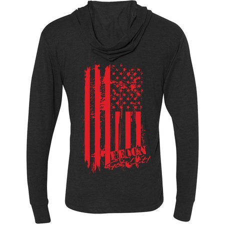 Long Sleeve | RECON American Flag Logo Hoodie