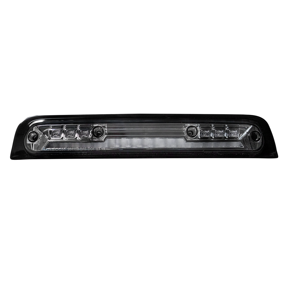 Dodge 19-24 RAM 1500 Red LED 3rd Brake Light Kit with White LED Cargo Lights and Clear Lens