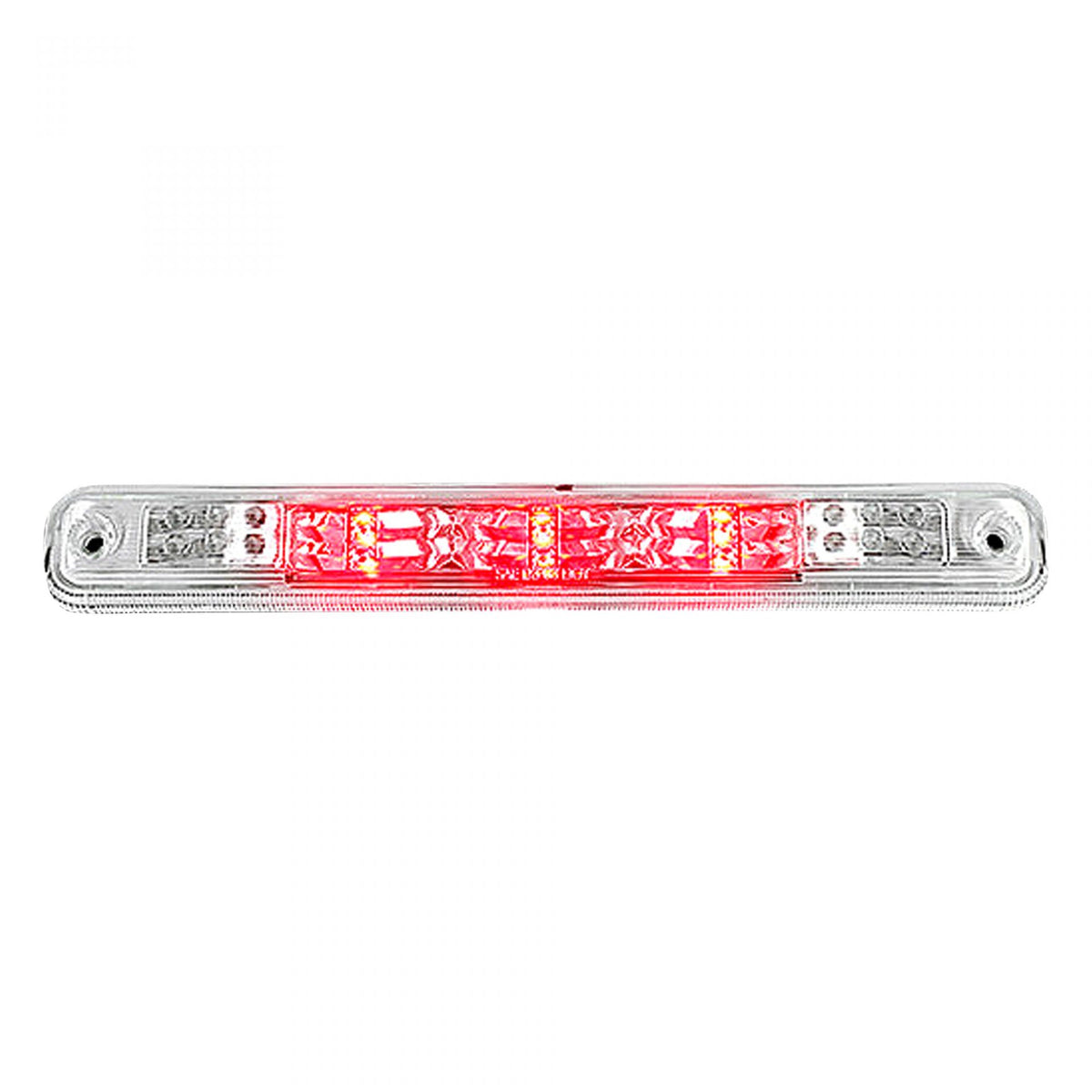 GMC Sierra & Chevy Silverado 94-98 3rd Bake Light Kit Red LED in Clear