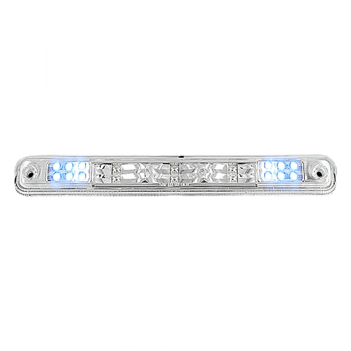 GMC Sierra & Chevy Silverado 94-98 3rd Bake Light Kit Red LED in Clear