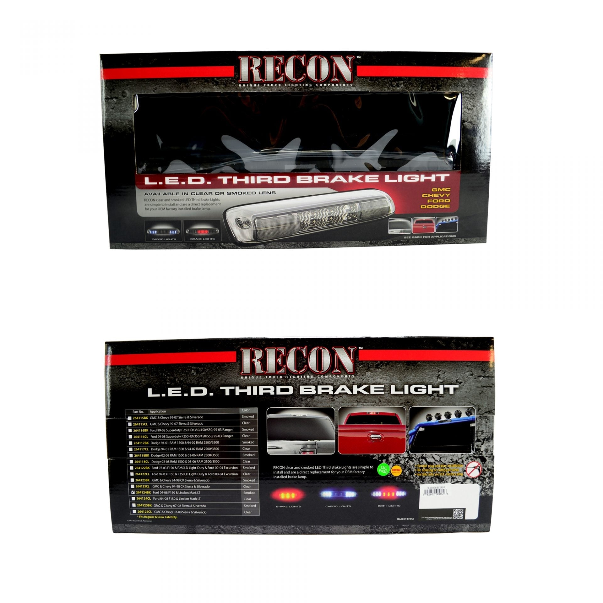 Ford F150 04-08 & Explorer Sport Trac 06-09 3rd Brake Light Kit LED in Smoked