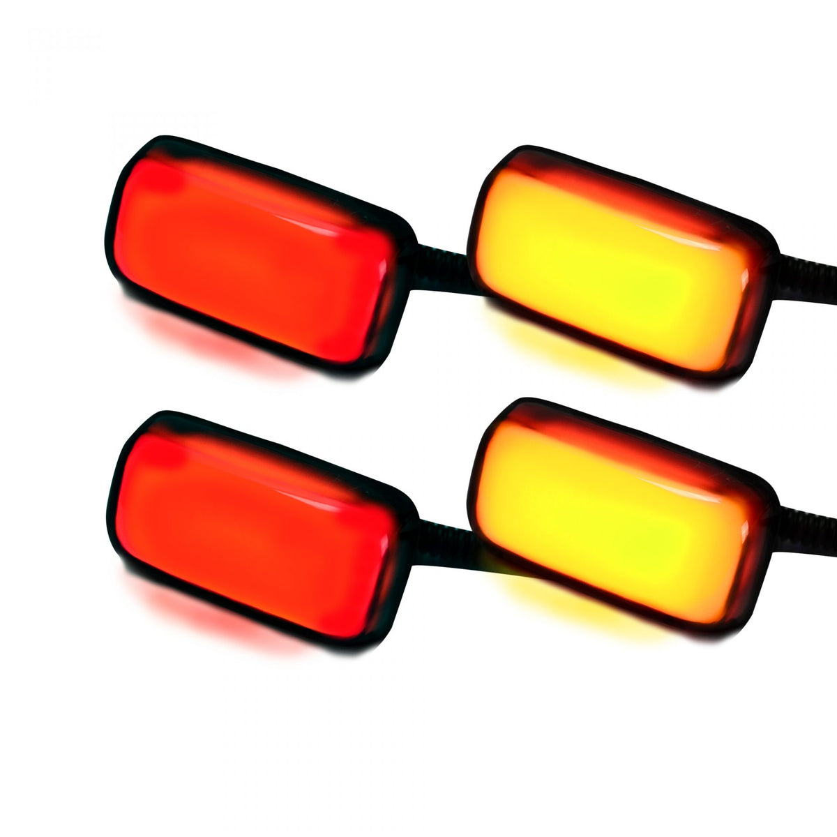 GMC Sierra & Chevy Silverado 15-19 Fender Light LED Smoked w/ Black Trim