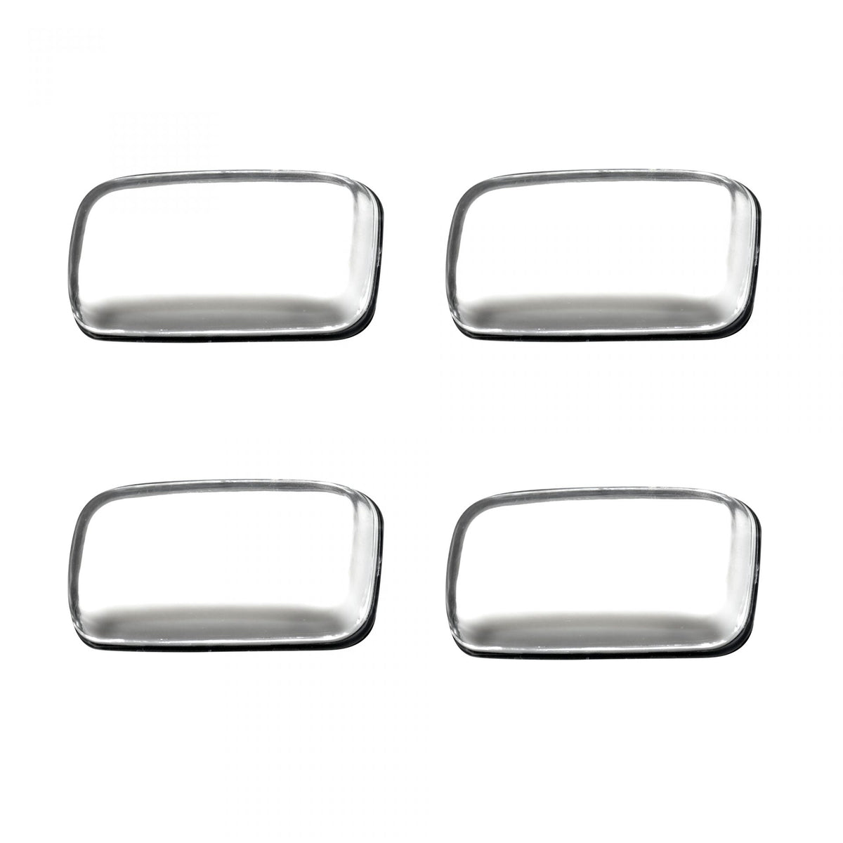 GMC Sierra & Chevy Silverado 15-19 Dually Fender Light Red & Amber 4 LED Clear w/ Chrome Trim