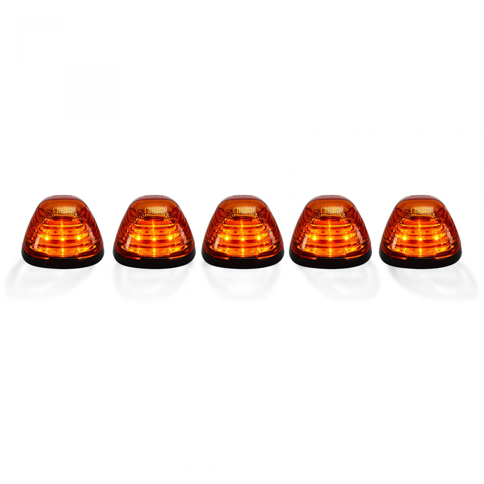 Ford Super Duty 99-16 5 Piece Cab Lights Amber Lens in Amber