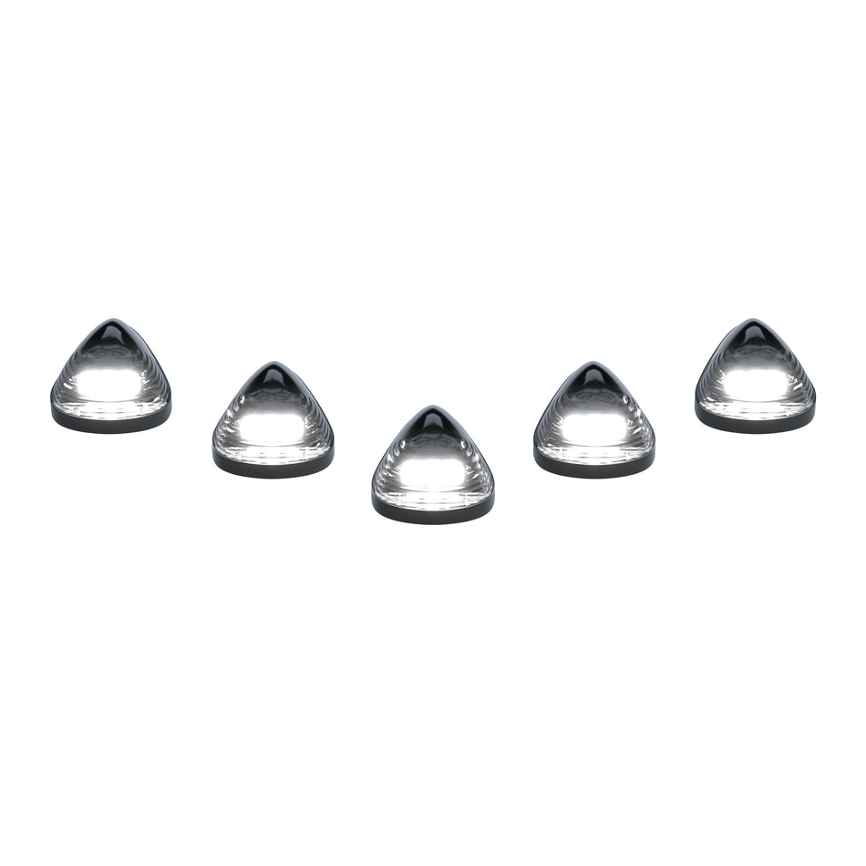 Ford Super Duty 99-16 5pc Cab Light Set LED Smoked Lens in White - (Attn: This part is for trucks that DID NOT come with factory installed cab roof lights)