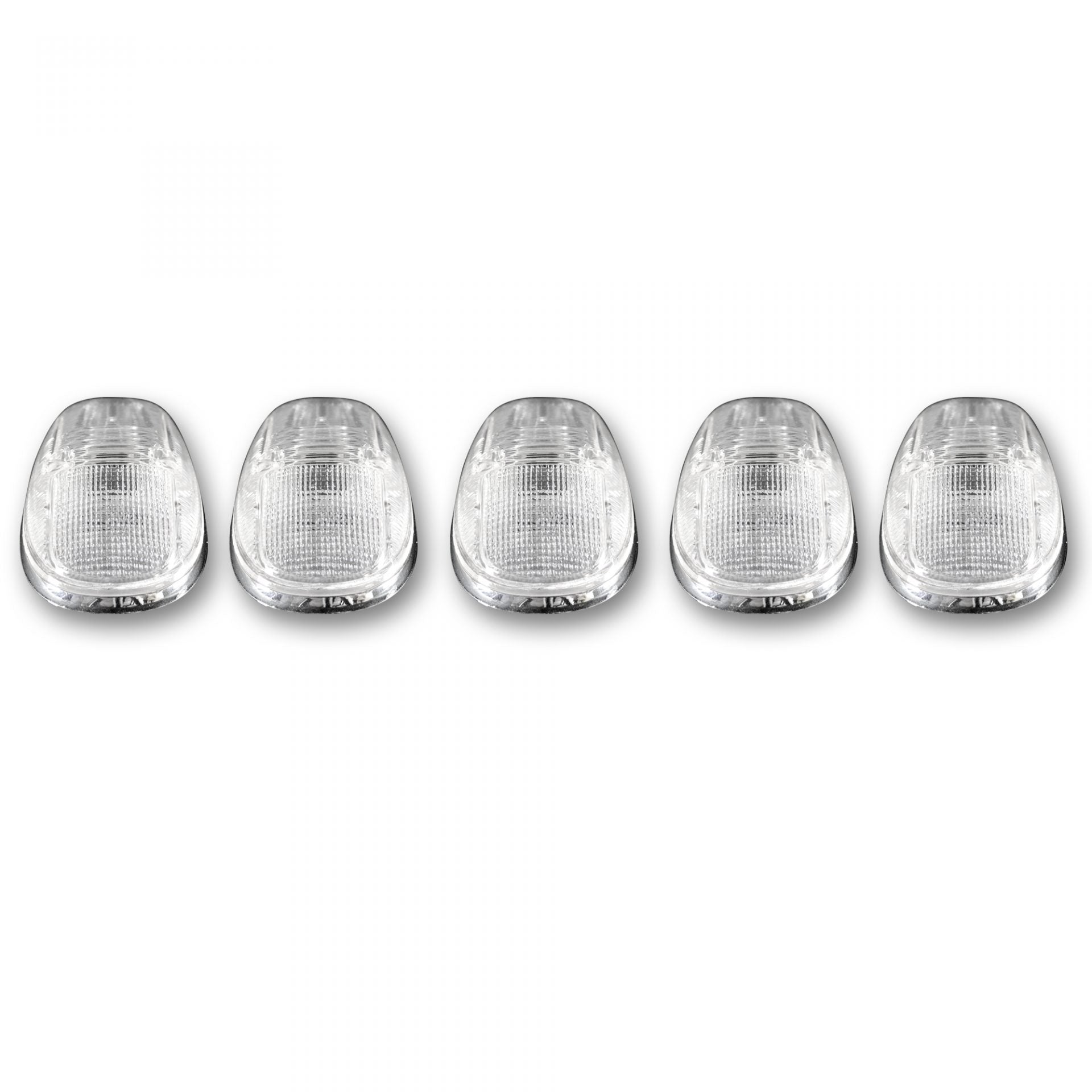 Dodge 99-02 5 Piece Cab Roof Light Set LED clear Lens in Amber