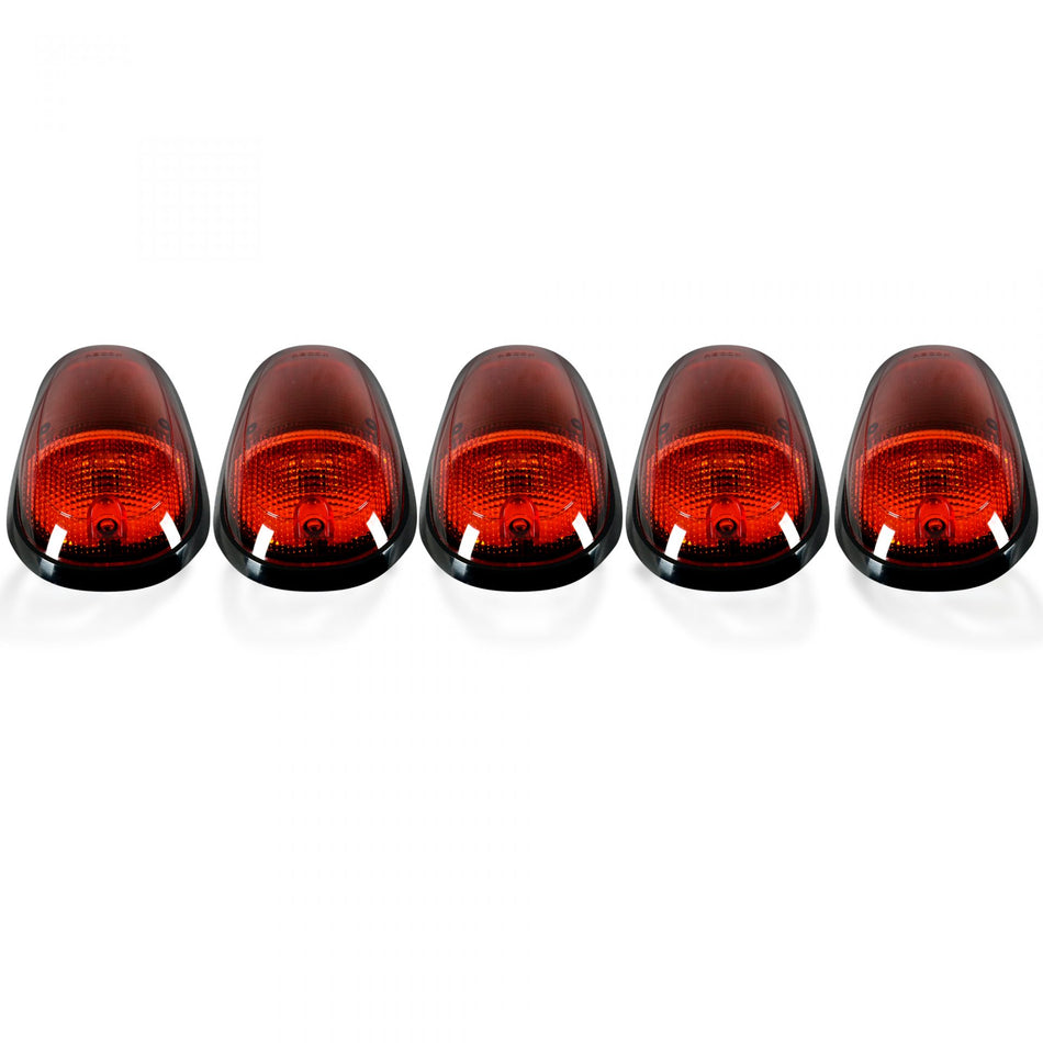 Dodge Heavy-Duty 2500/3500 03-19 5 Piece Cab Roof Lights LED Amber Lens in Amber