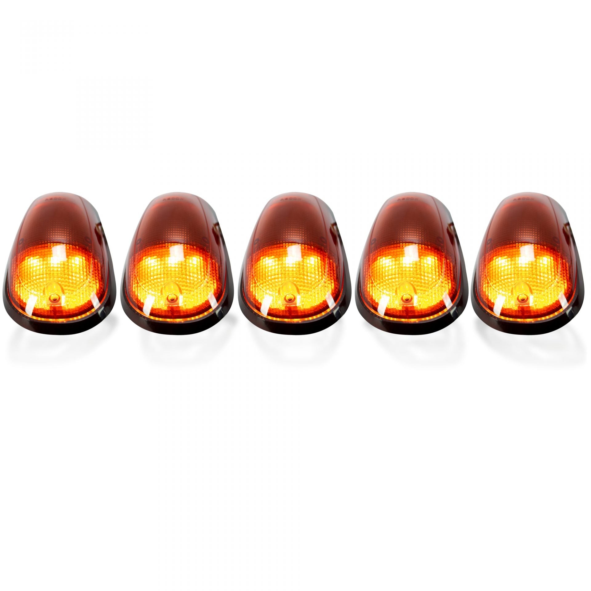 Dodge Heavy-Duty 2500/3500 03-19 5 Piece Cab Roof Lights LED Amber Lens in Amber