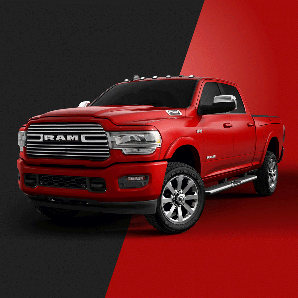 RECON Part # 264146CLRGB - Dodge RAM 03-18 Heavy-Duty 2500 & 3500 (5-Piece Set) Clear Cab Roof Light Lens with RGB (Multi-Colored) High-Power LED's