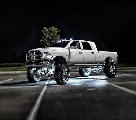 Dodge Heavy-Duty 2500/3500 03-19 5 Piece Cab Roof Lights Set LED Clear Lens in white