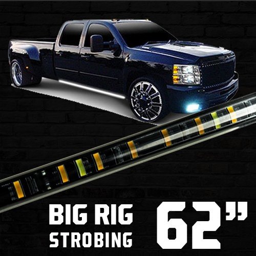 62″ Big Rig Strobing Light Kit LED in Selectable Amber or White