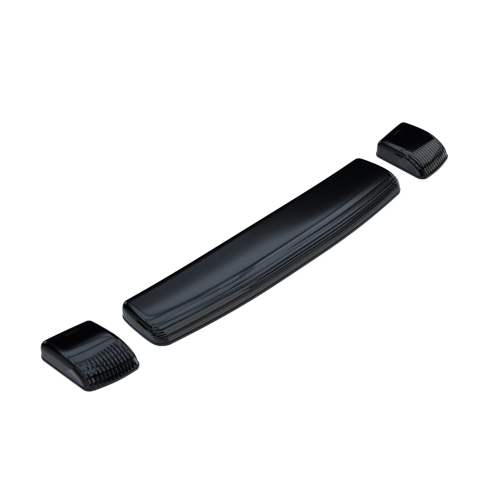 GMC & Chevy 15-19 Heavy Duty 3 Piece Cab Roof Lights LED Smoked Lens in Amber