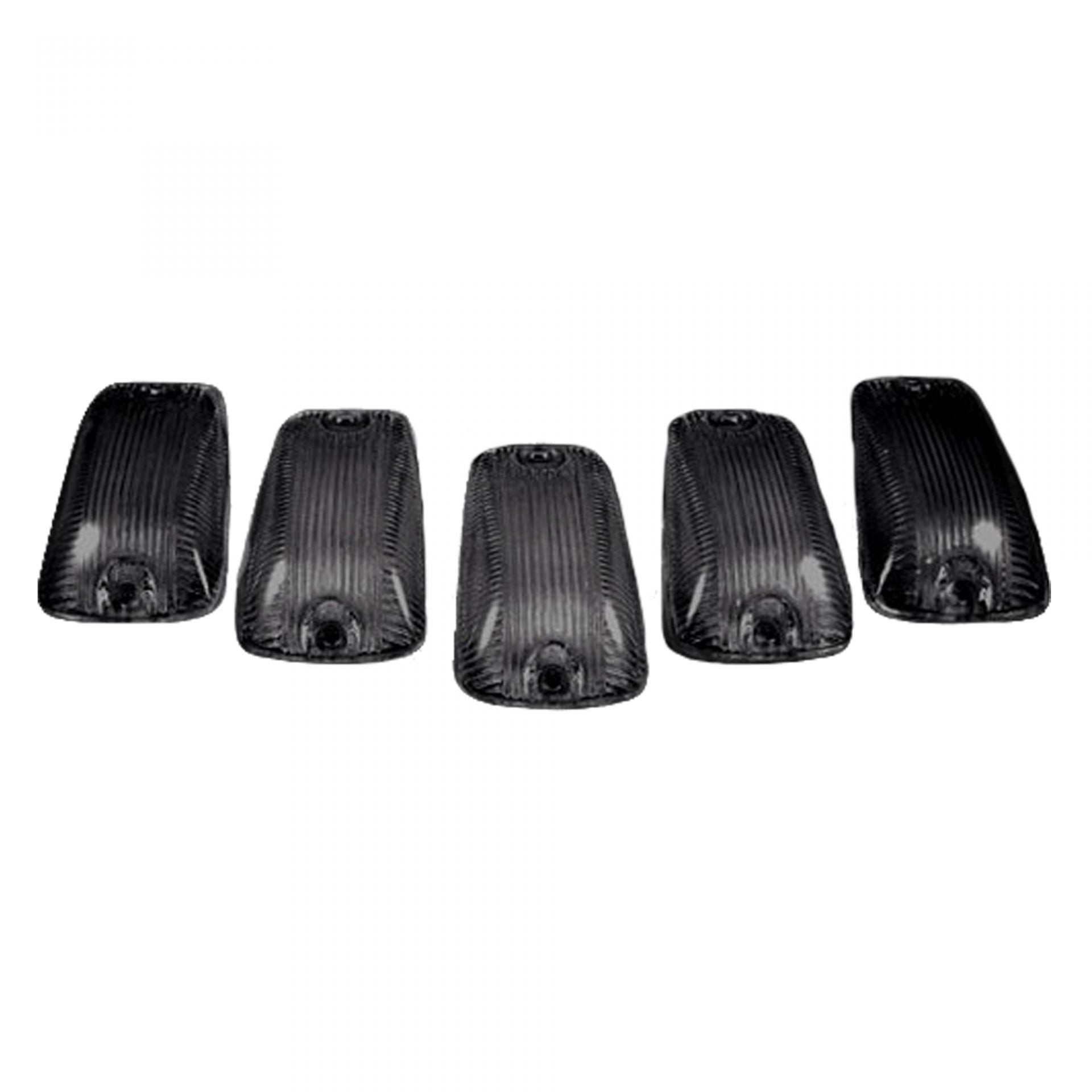 GMC & Chevy 88-02 Amber LED Cab Roof Light 5-Piece Set with Smoked Lens