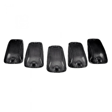 GMC & Chevy 88-02 Amber LED Cab Roof Light 5-Piece Set with Smoked Lens