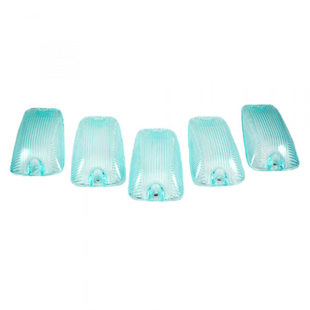 GMC & Chevy 88-02 Amber LED Cab Roof Light 5-Piece Set with Super White Lens