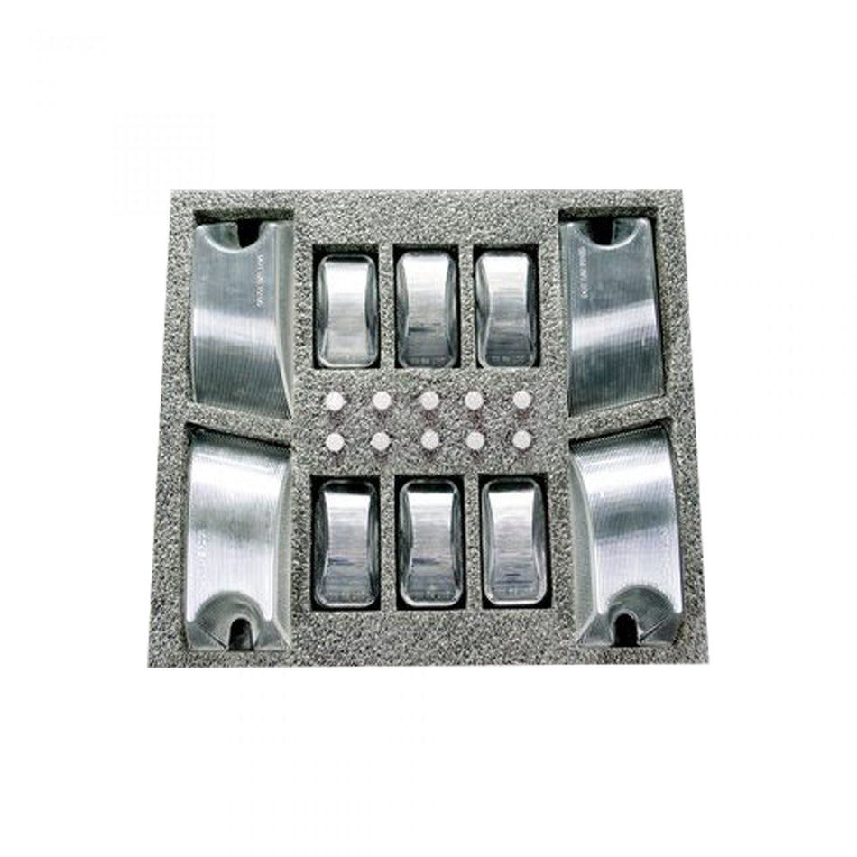 Hummer H2 02-10 Smoked Cab Roof Light Lenses 5 Amber & 5 Red 194 Xenon Bulbs