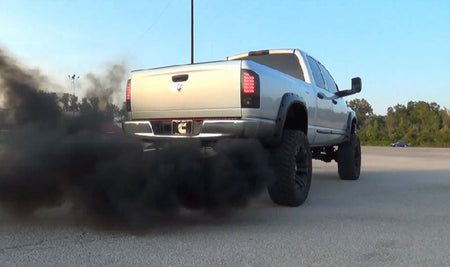 Dodge RAM 1500/2500/3500 13-18 (Replaces OEM LED) Tail Lights LED in Dark Red Smoked