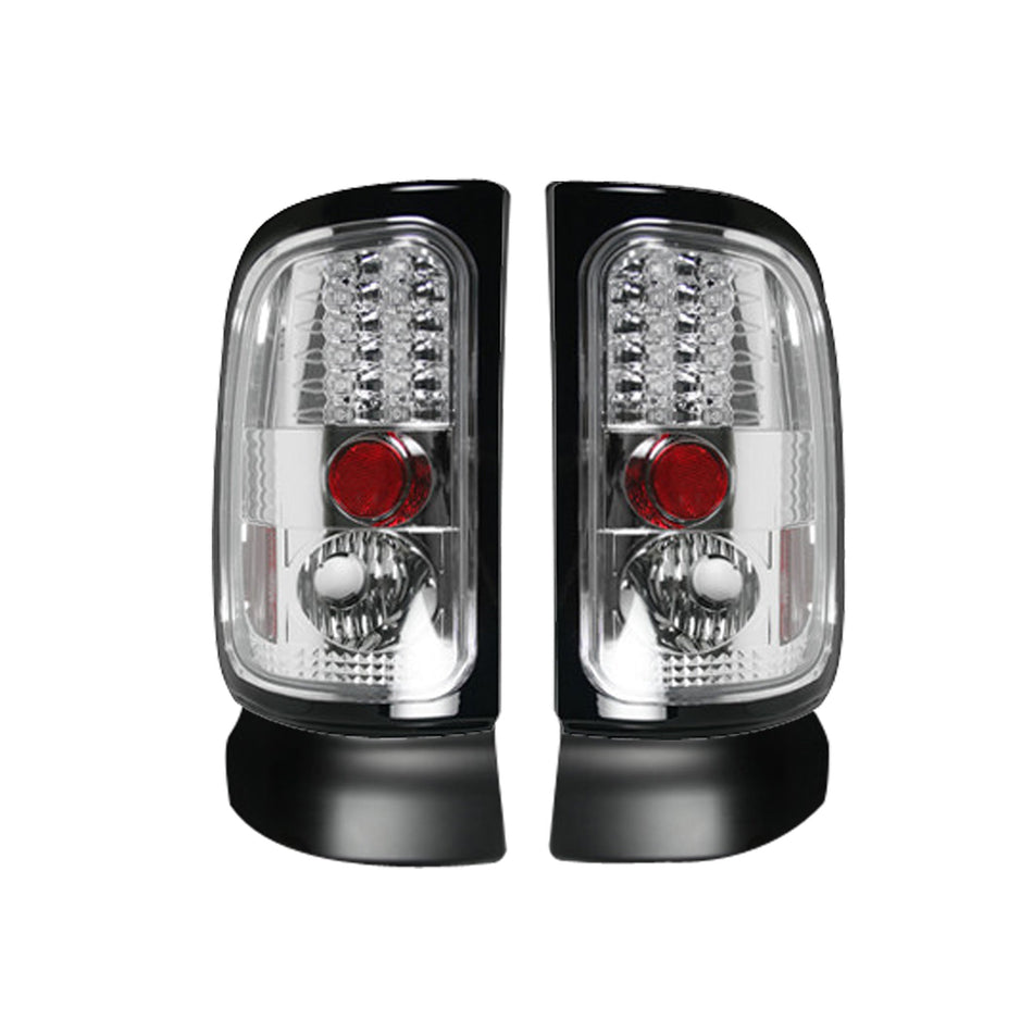 Dodge RAM 1500 94-01 LED Tail Lights in Clear