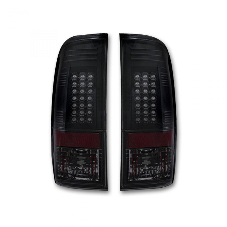 Ford F150 97-03 Straight Side Tail Lights LED in Smoked Lens