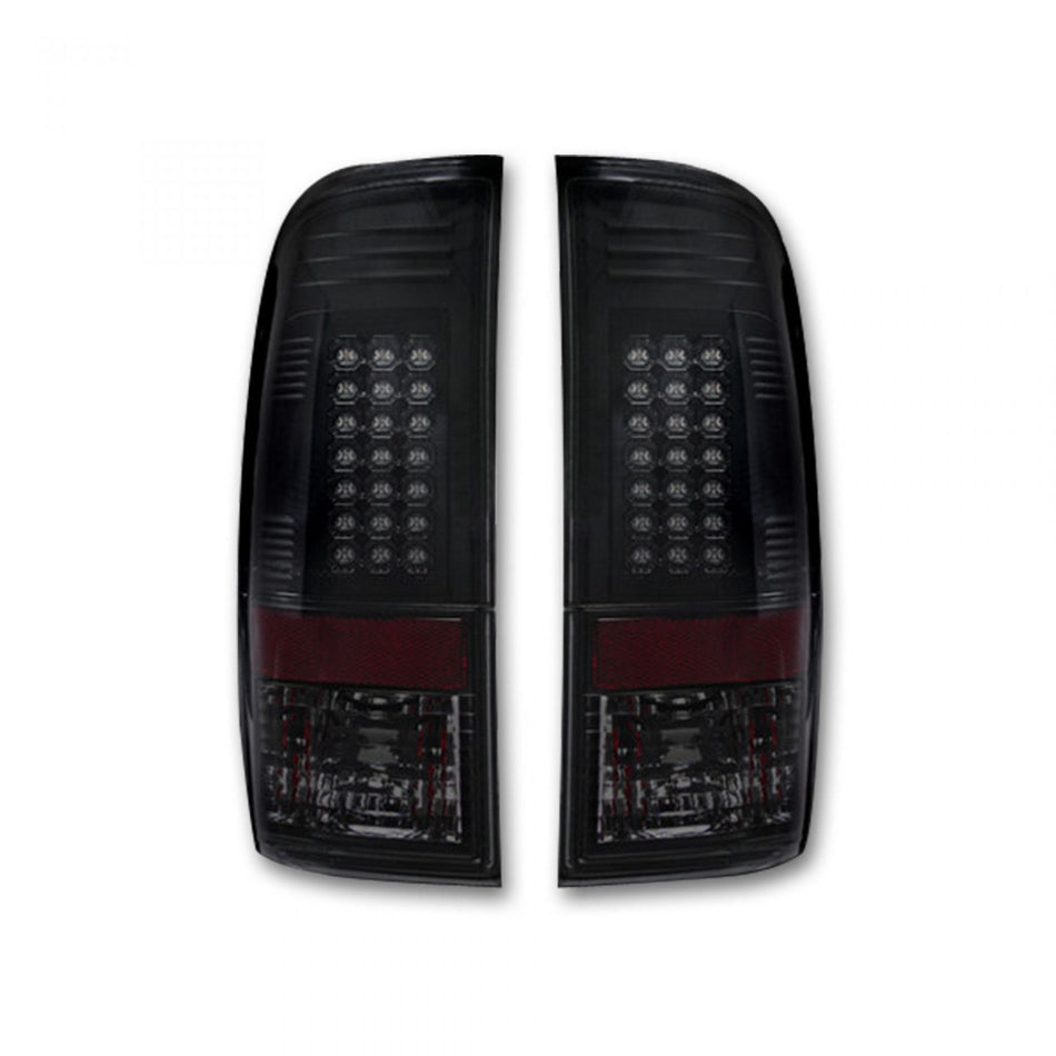 Ford Super Duty F250HD/F-250/F-350/F-450/F-550 99-07 Tail Lights LED in Smoked Lens