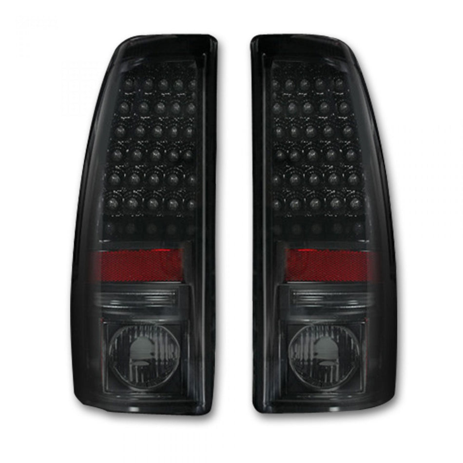 Chevy Silverado & GMC Sierra 99-07 Tail Lights LED in Smoked
