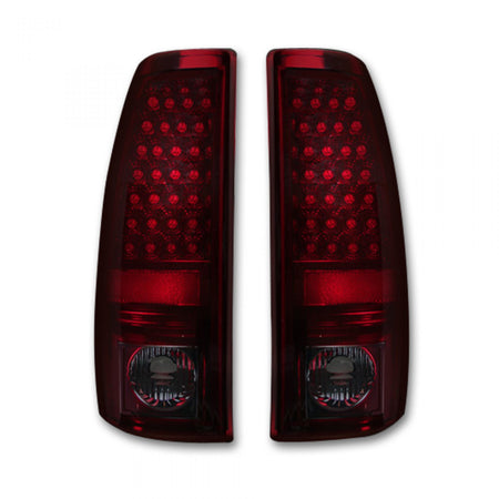 Chevy Silverado & GMC Sierra 99-07 Tail Lights LED in Red