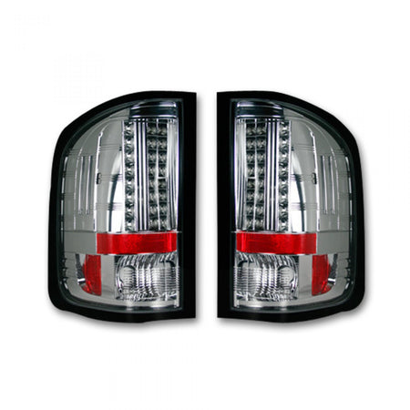 Chevy Silverado Single-Wheel 07-13/Dually 07-14 & GMC Sierra 07-14 Tail Lights LED Clear