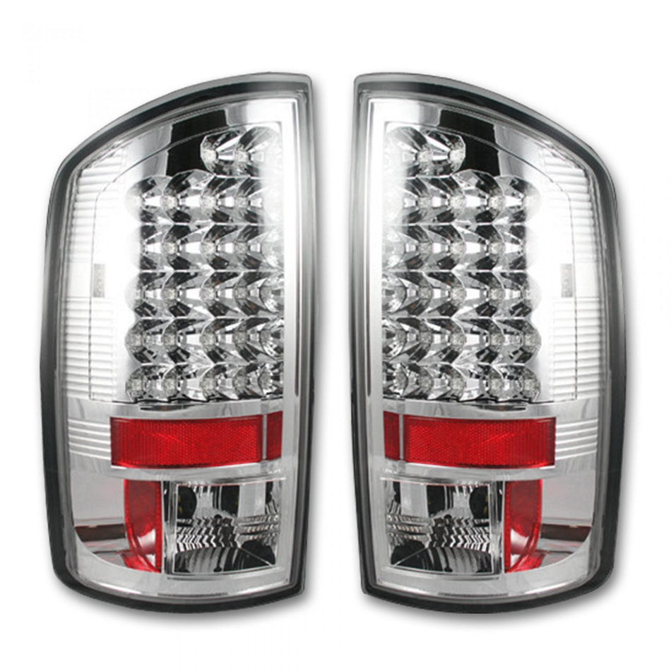 Dodge RAM 1500 07-08 Tail Lights LED in Clear