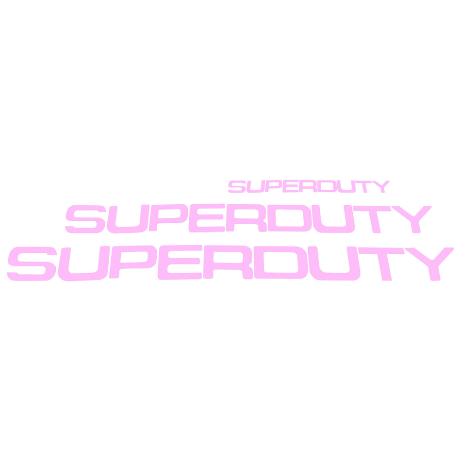 Ford Super Duty 08-16 Acrylic Emblem Inserts in pink
