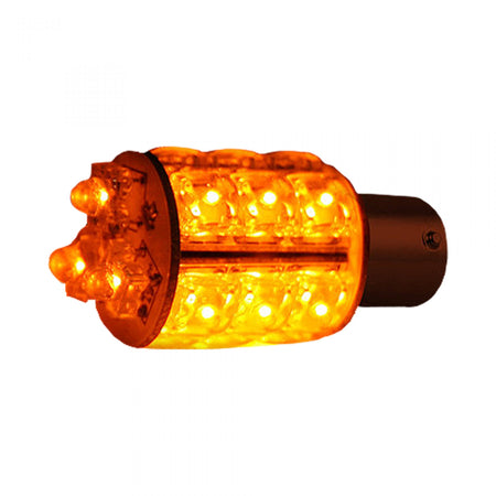 1157 (18 L.E.D.’s) 360 Degree AMBER L.E.D. Bulb