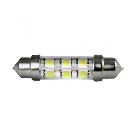 578 (6 LED’s) High-Power 1-Watt WHITE LED Dome Map Light Bulb
