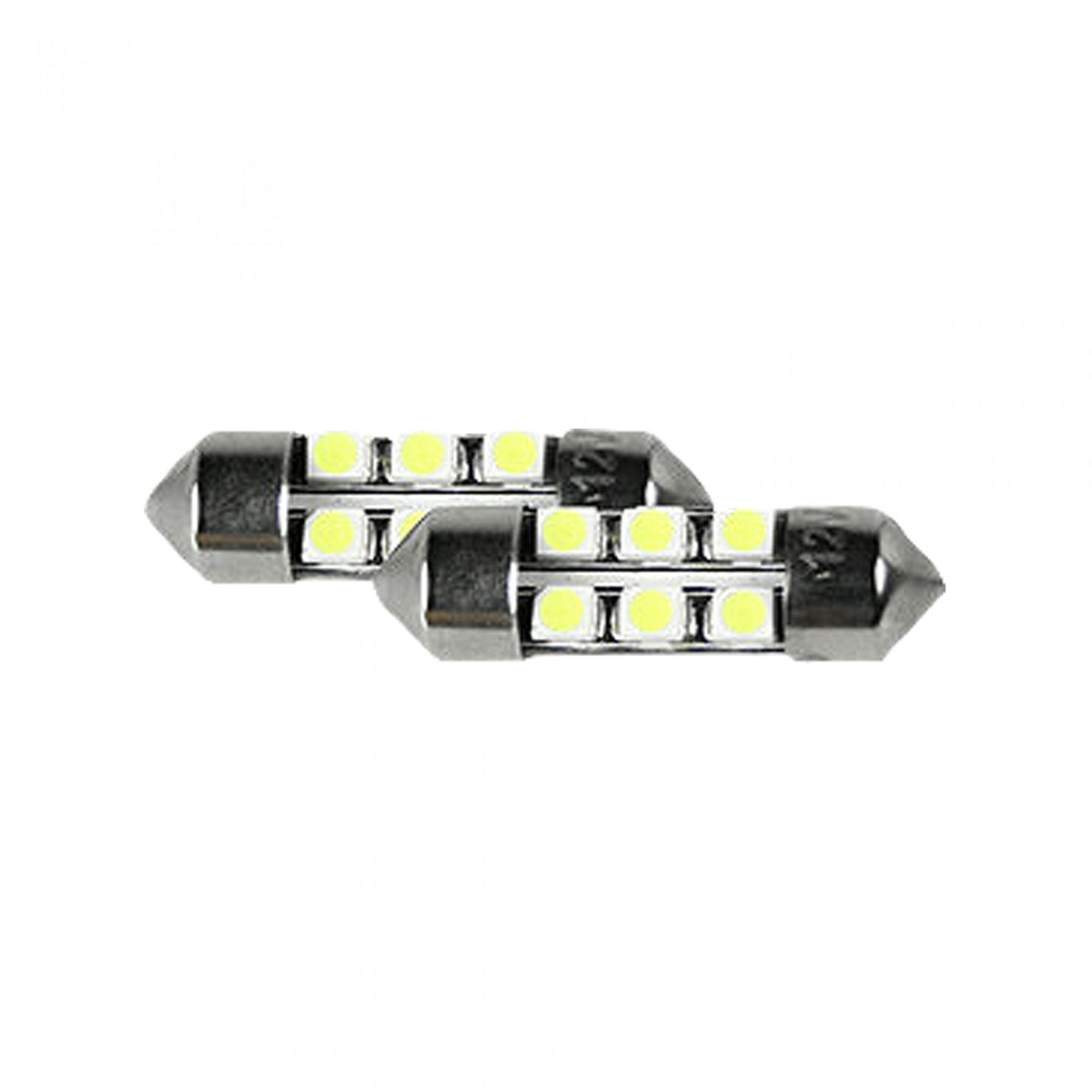 3175 10mm x 31mm Festoon Style High-Power 1-Watt 6 LED Bulbs