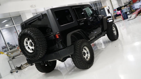 Jeep 07-18 JK Wrangler LED Taillights - Clear Lens