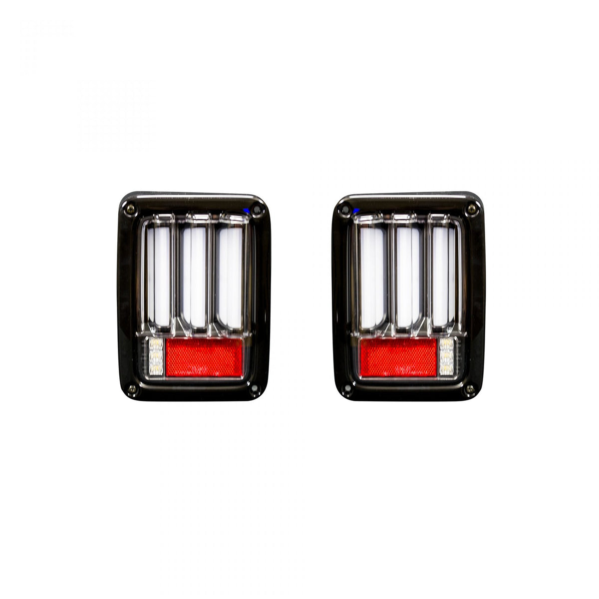 Jeep 07-18 JK Wrangler Scanning OLED Bar-Style LED Taillights - Clear Lens