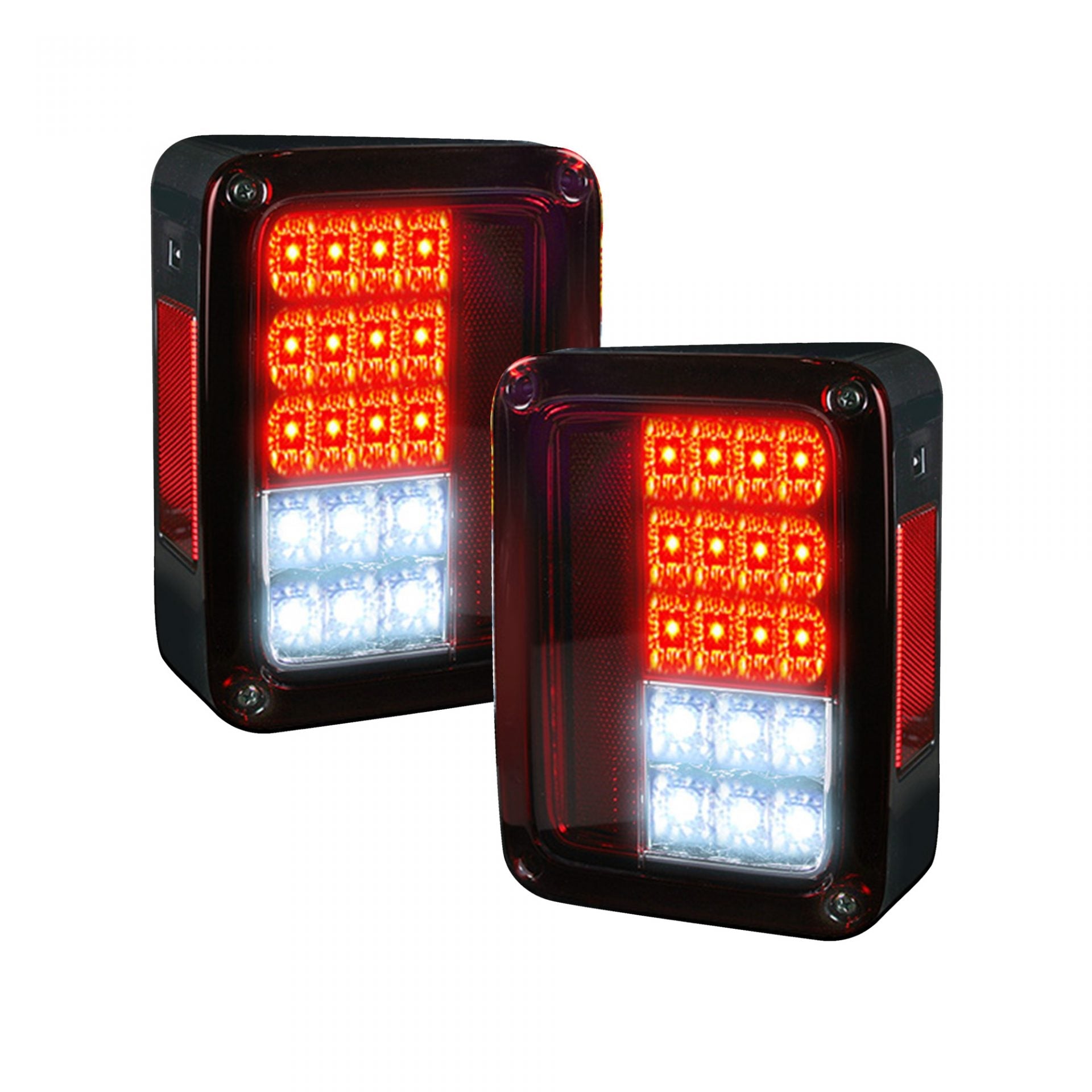 Jeep 07-18 JK Wrangler LED Taillights - Red Lens