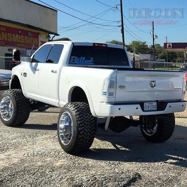 Dodge RAM 1500/2500/3500 13-18 (Replaces OEM LED) Tail Lights LED in Dark Red Smoked