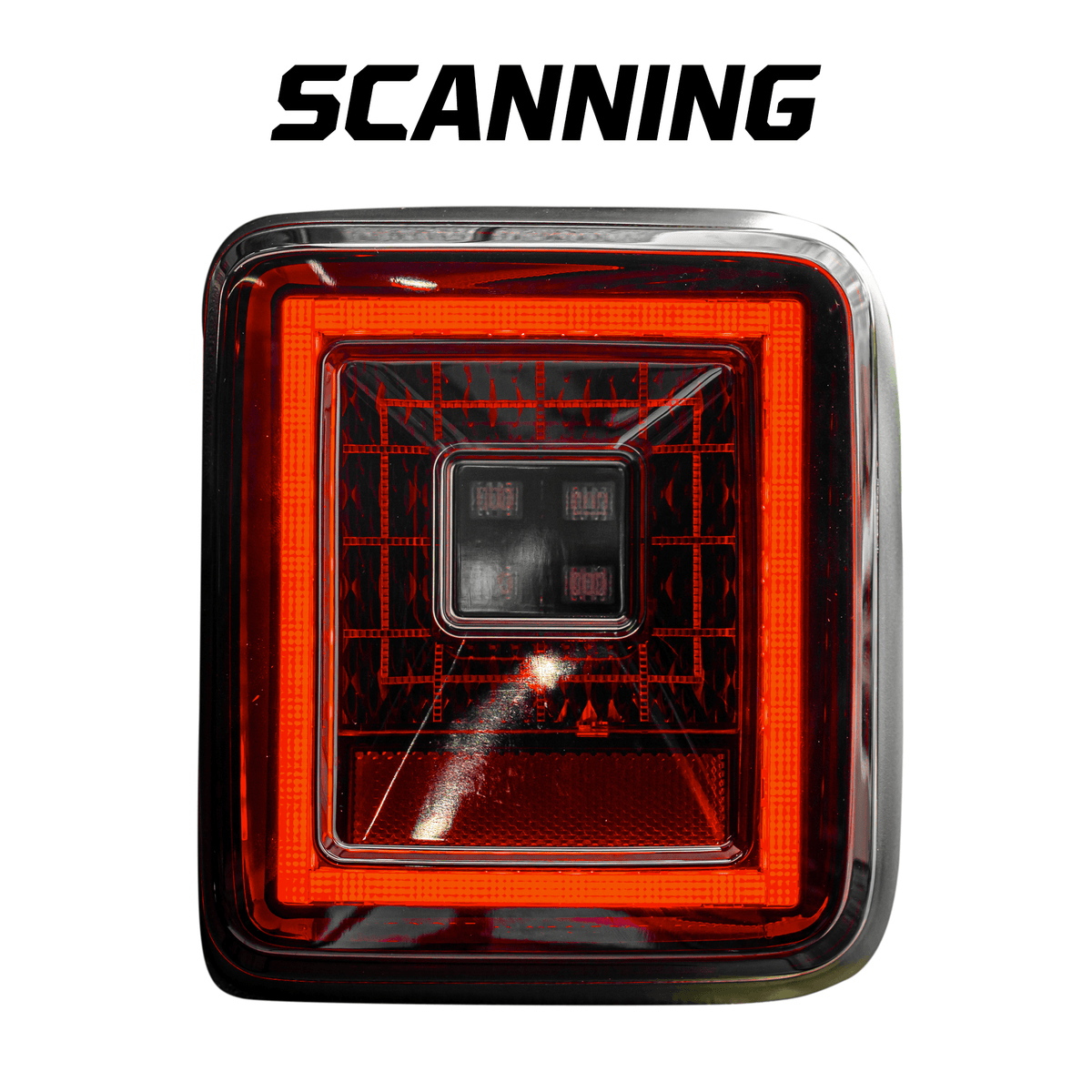 Jeep JL Wrangler 18-19 (Replaces Factory OEM Halogen) Tail Lights OLED Red Smoked