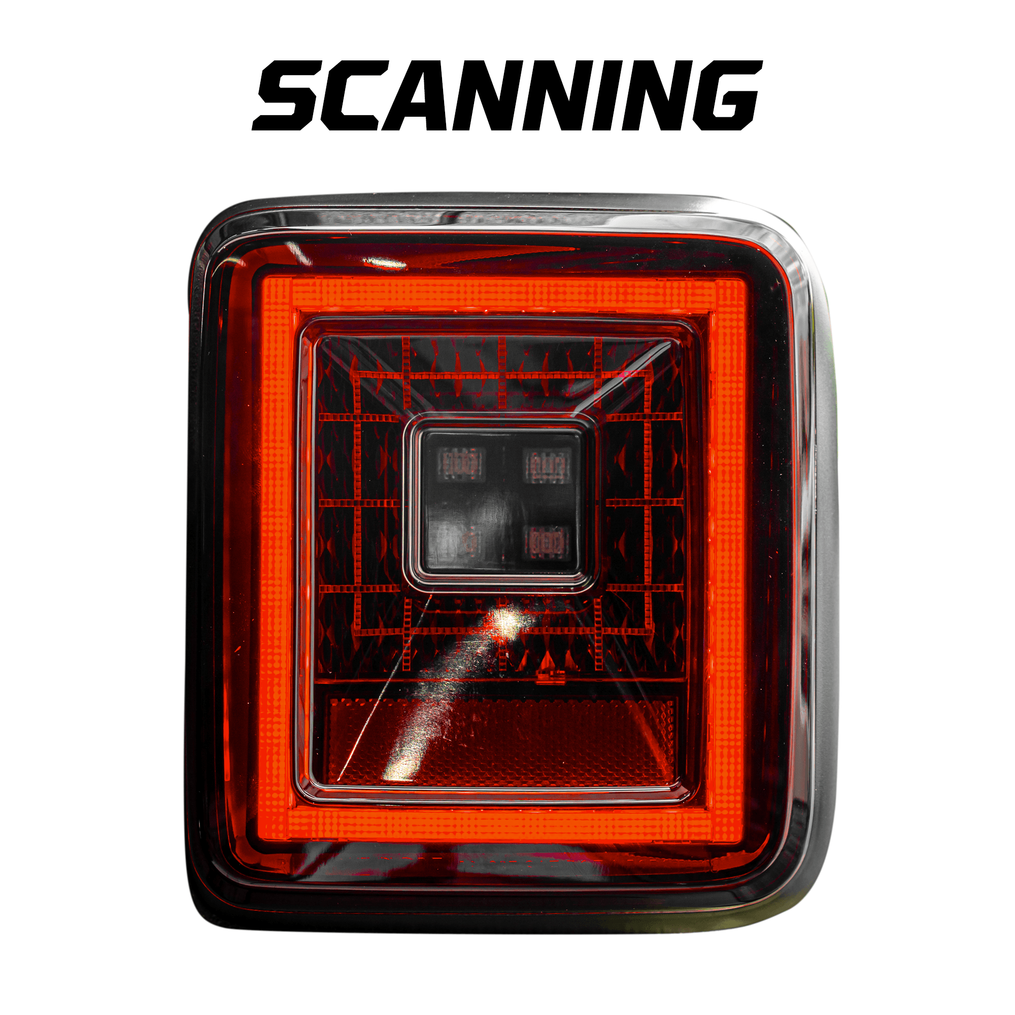 Jeep JL Wrangler 18-19 (Replaces Factory OEM Halogen) Tail Lights OLED Red Smoked