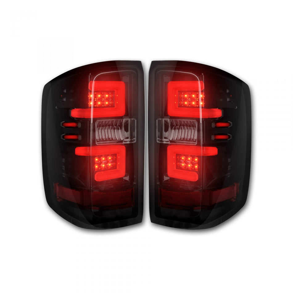 Chevy Silverado 1500 14-18 & 2500/3500 14-19 Tail Lights OLED in Clear