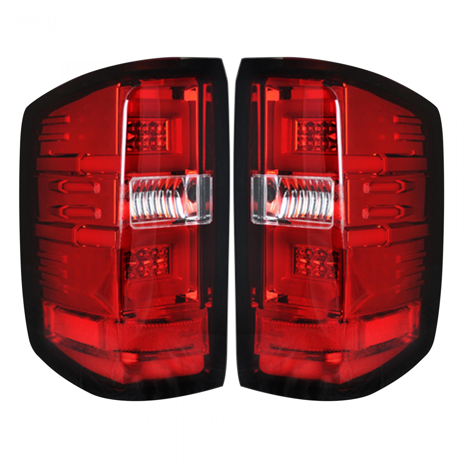 Chevy Silverado 1500 14-18 & 2500/3500 14-19 Tail Lights OLED in Clear