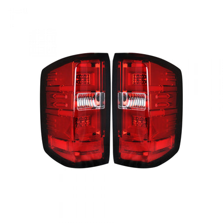 GMC Sierra 1500 14-18 & 2500/3500 14-19 (Fits 3rd Gen) Tail Lights OLED in Red