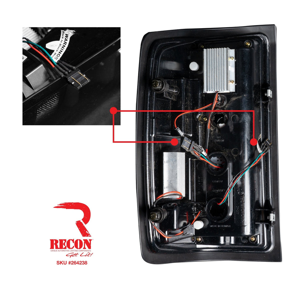 Chevy Silverado / GMC Sierra 15-19 Dually (Replaces OEM Halogen ONLY) Tail Lights OLED in Smoked