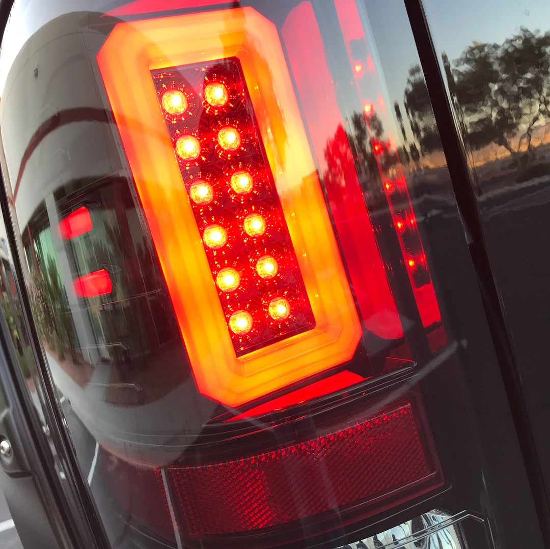 GMC Sierra 1500 14-18 & 2500/3500 14-19 (Fits 3rd Gen) Tail Lights OLED in Red