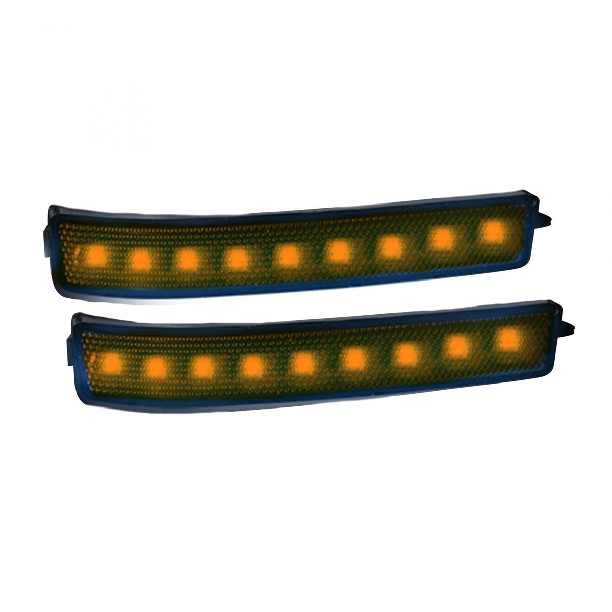 Ford F150 & Raptor 09-14 Side Mirror Lenses amber LED in Smoked