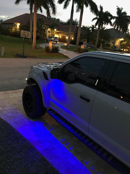 Ford F150 15-17 & Raptor 17-19 Super Duty LED Mirror / Puddle Light Kit in White