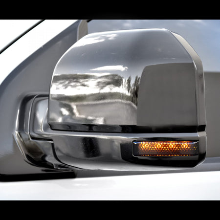 Ford 15-17 F150 & 17-18 RAPTOR Side Mirror Lenses Smoked