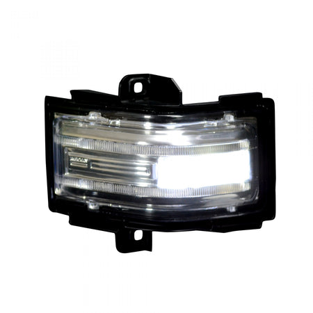Ford F250/F350/F450 17-19 Super Duty Side Mirror Lenses Scanning LED Clear